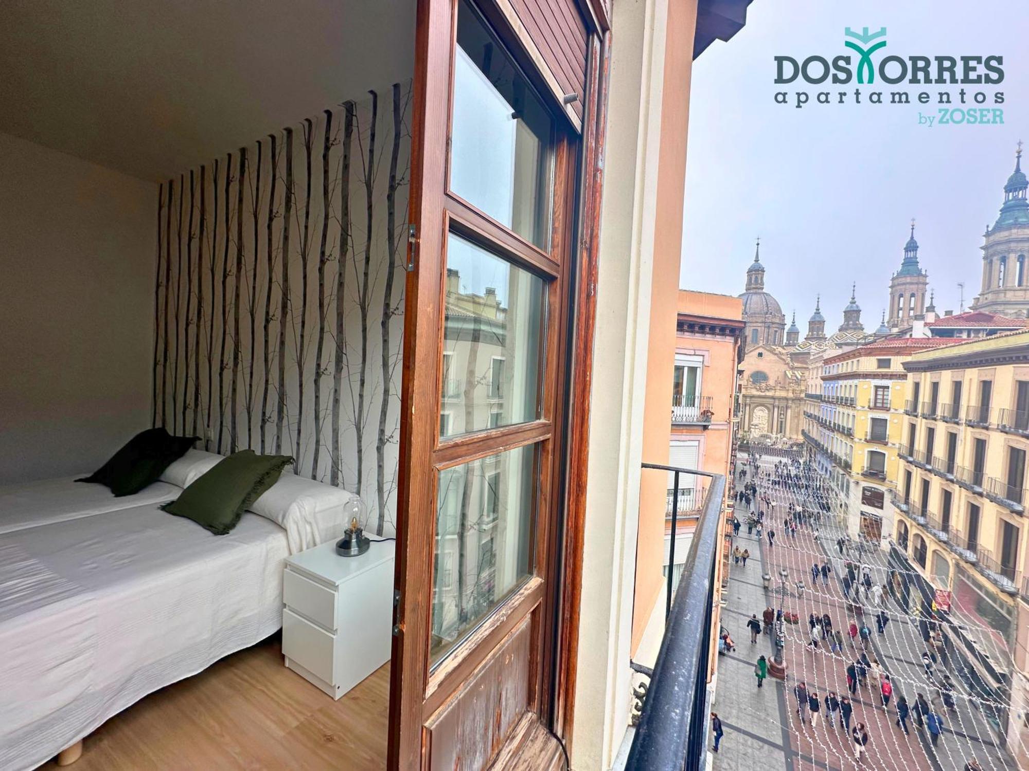 Dos Torres Pilar Suites- Balcones Con Vistas A La Ciudad Σαραγόσα Εξωτερικό φωτογραφία